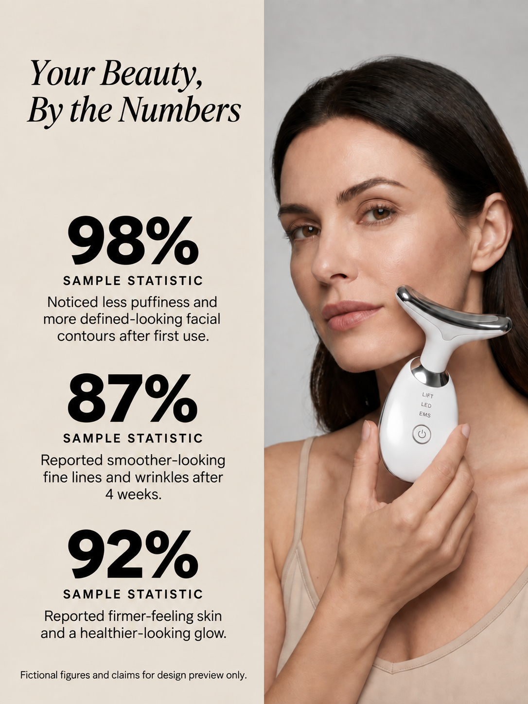 Lunalleskin 3-in-1 Led Facial Sculptor